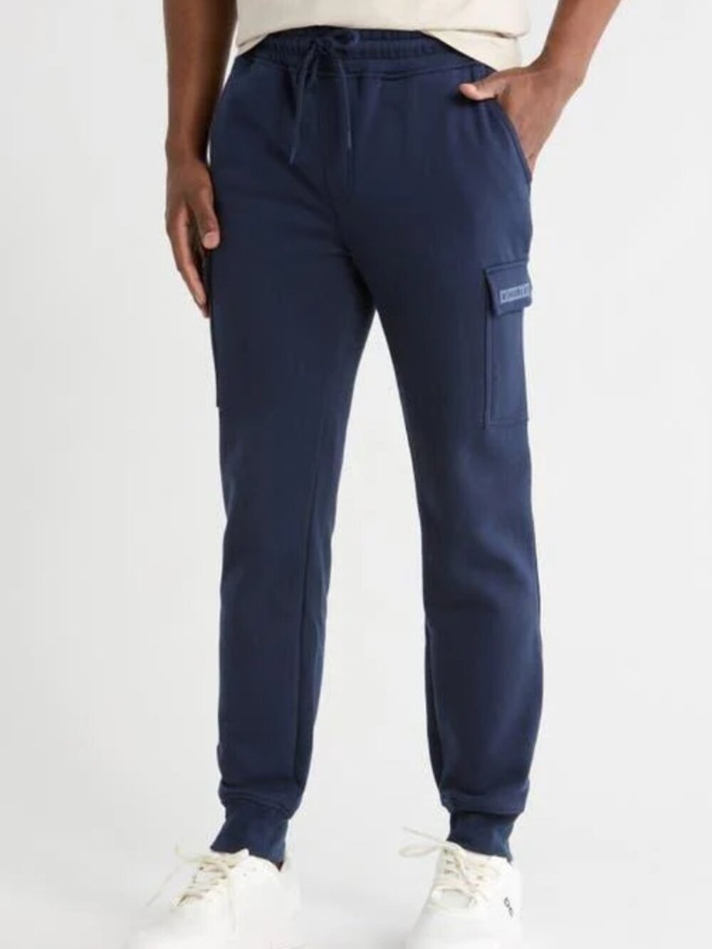 Hurley Cargo Joggers Fleece Lined Navy Blue